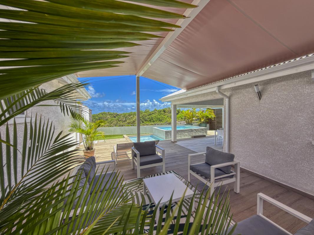 9.Location villa 2 chambres piscine vue mer Le Gosier Guadeloupe